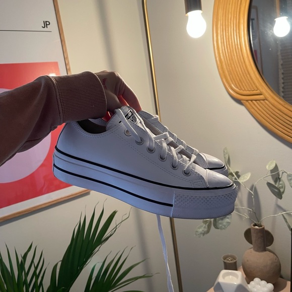 CONVERSE | low top platform leather - Picture 8 of 9